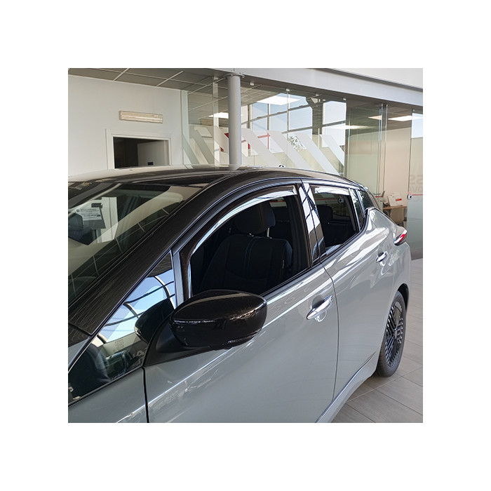 Deflettori aria Farad per NISSAN LEAF 5 porte 2017> - kit portiere anteriori + posteriori