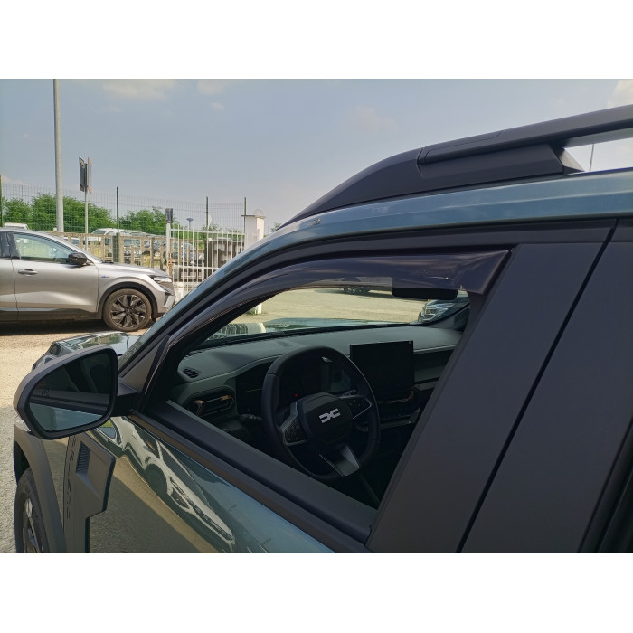 M MOTOS Deflettori Finestrini Auto per Dacia Duster I 2010-2017 Deflettori d 'Aria Antiturbo e Antivento, Protezione dalle Intemperie, Riduzione del Rumore, Installazione Semplice, Durata e Robustezza