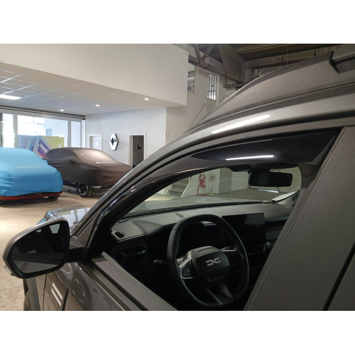 ClimAir Car Comfort Deflettori D'Aria Master Nero (Posteriori) Per Skoda Fabia IV HB 5-Porte 2021+