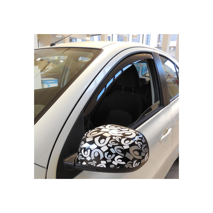 Deflettori aria Farad per NISSAN MICRA 5 porte 2013-2017 - portiere anteriori
