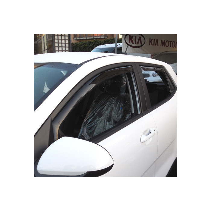 Deflettori aria Farad per KIA STONIC 5 porte 2017> - kit portiere anteriori + posteriori