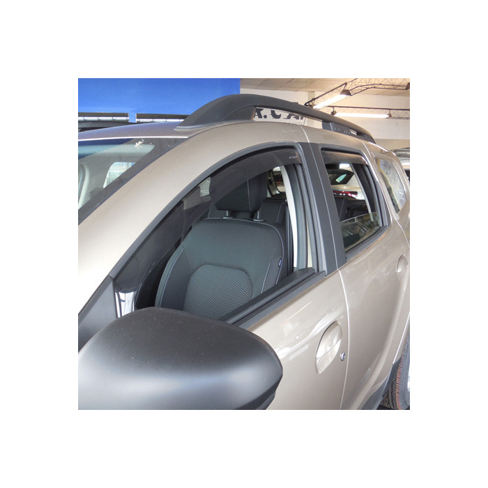 Deflettori aria Farad per DACIA DUSTER II serie 2018-2023 - kit portiere anteriori + posteriori Deflettori aria Farad per DACIA DUSTER II serie 2018-2023 - kit portiere anteriori + posteriori