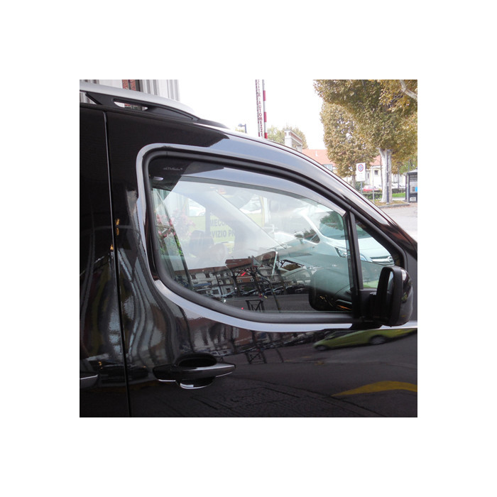 Deflettori D'Aria FARAD Per ALFA ROMEO 147 5 Porte 2001 - 2 Pezzi, Colore Fumo, Antivento - Foto 3